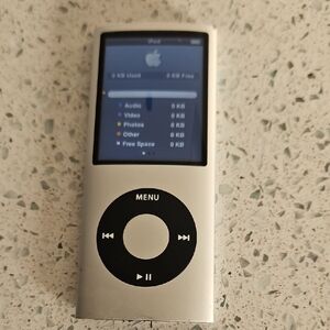 Apple iPod Nano Black and Silver